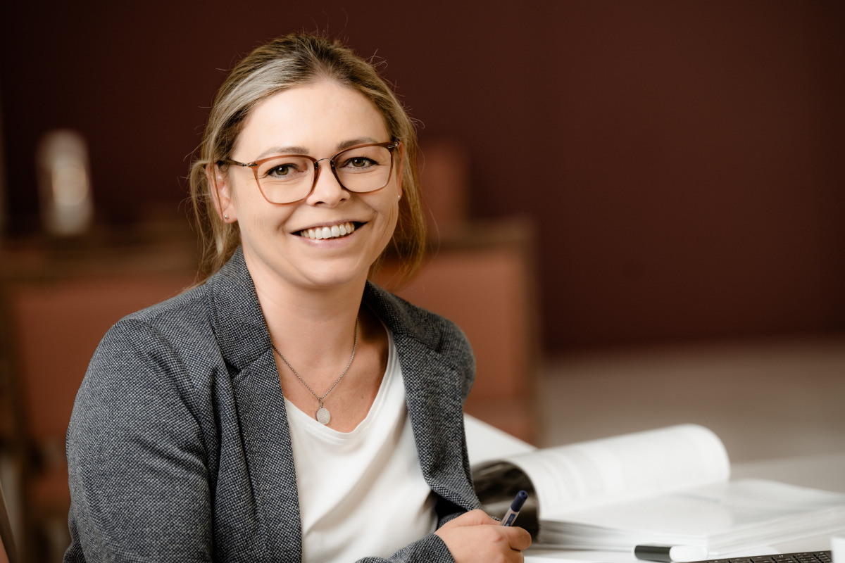 female engineer manager portrait
